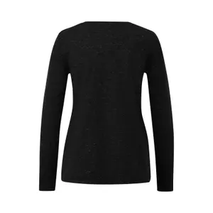 Γυναικείο μακρυμάνικο T-shirt με V λαιμόκοψη και λαμπερή κλωστή s.Oliver image-1