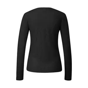 Γυναικείο T-shirt με μακρύ μανίκι από ελαστικό δαντέλα με λαιμόκοψη bateau s.Oliver image-1