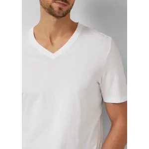 Κατα básica T-shirt με V λαιμόκοψη και εκτύπωση λογότυπου s.Oliver image-3