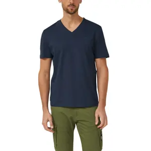 Κατα básica T-shirt με V λαιμόκοψη και εκτύπωση λογότυπου s.Oliver image-2