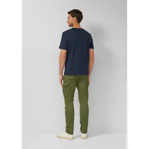Κατα básica T-shirt με V λαιμόκοψη και εκτύπωση λογότυπου s.Oliver image-4