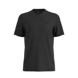 Κατα básica T-shirt με V λαιμόκοψη και εκτύπωση λογότυπου s.Oliver image-0