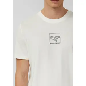 T-shirt από βαμβάκι με στρογγυλή λαιμόκοψη και εκτύπωση μπροστά s.Oliver image-1
