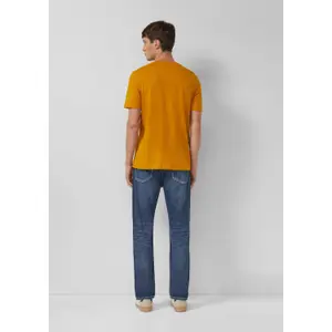 T-shirt από βαμβάκι με στρογγυλή λαιμόκοψη και εκτύπωση μπροστά s.Oliver image-4