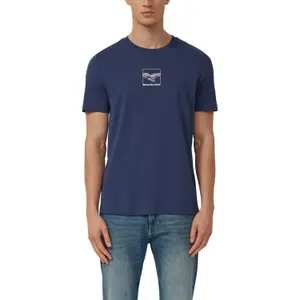 T-shirt από βαμβάκι με στρογγυλή λαιμόκοψη και εκτύπωση μπροστά s.Oliver image-2