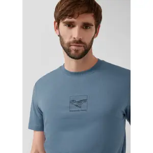 T-shirt από βαμβάκι με στρογγυλή λαιμόκοψη και εκτύπωση μπροστά s.Oliver image-3