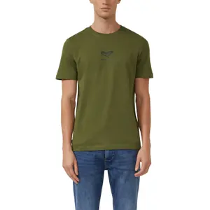 T-shirt από βαμβάκι με στρογγυλή λαιμόκοψη και εκτύπωση μπροστά s.Oliver image-2