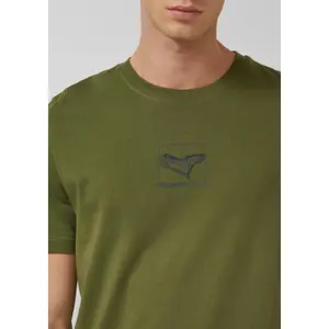 T-shirt από βαμβάκι με στρογγυλή λαιμόκοψη και εκτύπωση μπροστά s.Oliver image-3