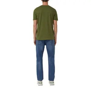 T-shirt από βαμβάκι με στρογγυλή λαιμόκοψη και εκτύπωση μπροστά s.Oliver image-5