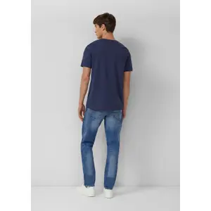 T-shirt από βαμβάκι με λογότυπο και διακοσμητική ραφή s.Oliver image-4