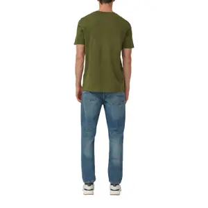 T-shirt από βαμβάκι με λογότυπο και διακοσμητική ραφή s.Oliver image-5