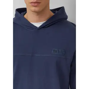 T-shirt με μακριά μανίκια από φανέλα με κουκούλα και λεπτομέρεια λογότυπου s.Oliver image-3