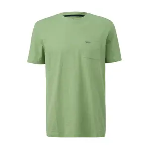 T-shirt από jersey με τσέπη στο στήθος και λεπτομέρεια λογότυπου s.Oliver image-0