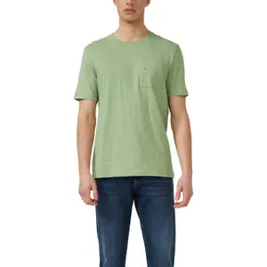 T-shirt από jersey με τσέπη στο στήθος και λεπτομέρεια λογότυπου s.Oliver image-2