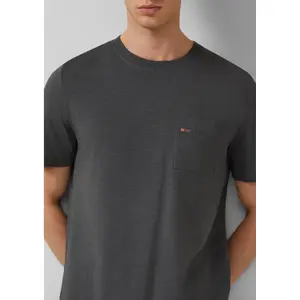 T-shirt από jersey με τσέπη στο στήθος και λεπτομέρεια λογότυπου s.Oliver image-3