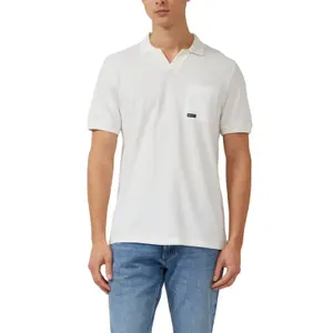 T-shirt από πικέ με γιακά polo και λεπτομέρεια λογότυπο s.Oliver image-2