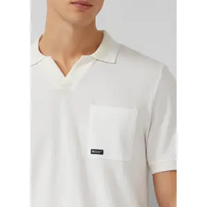 T-shirt από πικέ με γιακά polo και λεπτομέρεια λογότυπο s.Oliver image-3