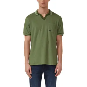 T-shirt από πικέ με γιακά polo και λεπτομέρεια λογότυπο s.Oliver image-2