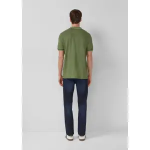 T-shirt από πικέ με γιακά polo και λεπτομέρεια λογότυπο s.Oliver image-4