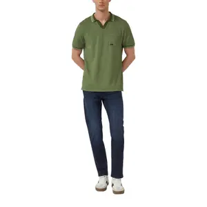 T-shirt από πικέ με γιακά polo και λεπτομέρεια λογότυπο s.Oliver image-6