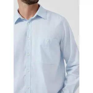 Chemise από chambray με τσέπη στο στήθος s.Oliver image-3