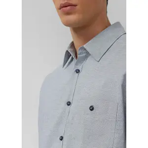Chemise από chambray με τσέπη στο στήθος s.Oliver image-3