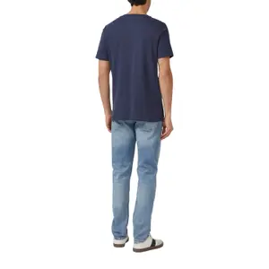 T-shirt με γιακά Henley και δομή διαμαντιού s.Oliver image-5