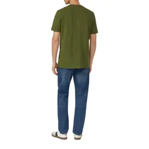 T-shirt με γιακά Henley και δομή διαμαντιού s.Oliver image-5