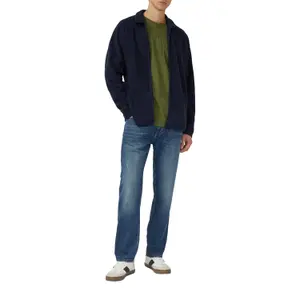 T-shirt με γιακά Henley και δομή διαμαντιού s.Oliver image-6