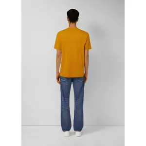 T-shirt από βαμβάκι με στρογγυλή λαιμόκοψη και λεπτομέρεια λογότυπο s.Oliver image-4