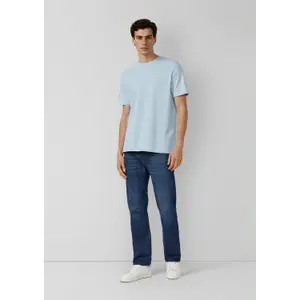 T-shirt από βαμβάκι με στρογγυλή λαιμόκοψη και λεπτομέρεια λογότυπο s.Oliver image-5