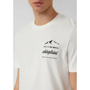 T-shirt κοντομάνικο από βαμβάκι με στρογγυλή λαιμόκοψη και τύπωμα μπροστά s.Oliver image-3