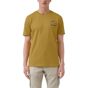 T-shirt κοντομάνικο από βαμβάκι με στρογγυλή λαιμόκοψη και τύπωμα μπροστά s.Oliver image-2