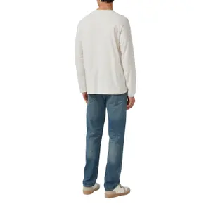 Long Sleeve Cotton T-Shirt with Crew Neck and Logo Patch s.Oliver image-5