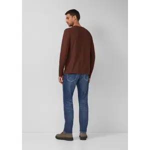 Long Sleeve Cotton T-Shirt with Crew Neck and Logo Patch s.Oliver image-4