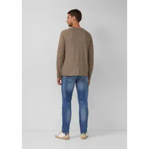 Long Sleeve Cotton T-Shirt with Crew Neck and Logo Patch s.Oliver image-4