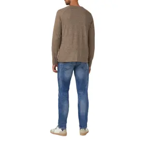 Long Sleeve Cotton T-Shirt with Crew Neck and Logo Patch s.Oliver image-5