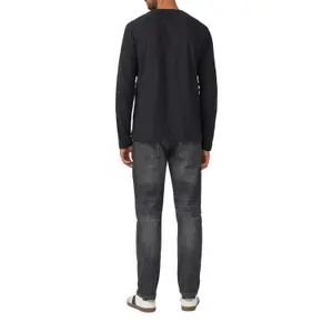 Long Sleeve Cotton T-Shirt with Crew Neck and Logo Patch s.Oliver image-5