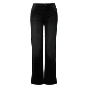 Jeans Wide Leg Normale Passform Weite Beine Damen mit Dekosteinen s.Oliver SuriSuri image-0