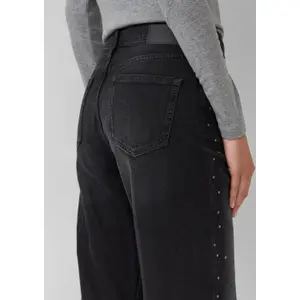 Jeans Wide Leg Normale Passform Weite Beine Damen mit Dekosteinen s.Oliver SuriSuri image-3