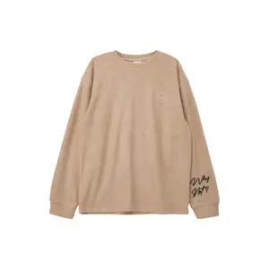 Oversized långärmad t-shirt med broderi och rundad hals barn s.Oliver image-0