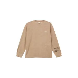 Oversized långärmad t-shirt med broderi och rundad hals barn s.Oliver image-2