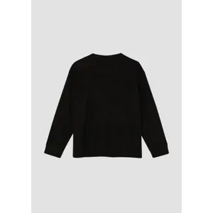 Oversized långärmad t-shirt med broderi och rundad hals barn s.Oliver image-1