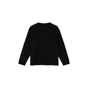 Oversized långärmad t-shirt med broderi och rundad hals barn s.Oliver image-2