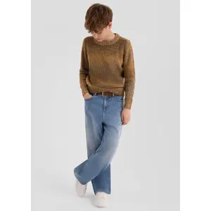 Jeans Baggy taglio rilassato vita media gamba ampia interno morbido e caldo bambino s.Oliver image-5