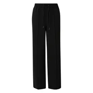 Hose aus Twill mit weitem Bein und elastischem Bund für Damen s.Oliver image-0