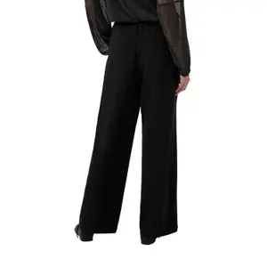 Hose aus Twill mit weitem Bein und elastischem Bund für Damen s.Oliver image-5