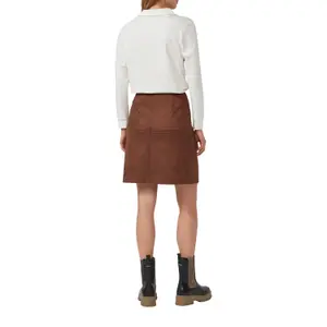 Short Suede-Look Leather Skirt Women's s.Oliver image-5