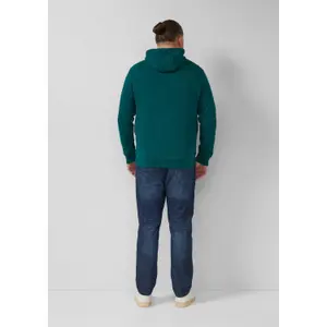 Sweatshirt à capuche avec imprimé mousse et détail logo s.Oliver image-4