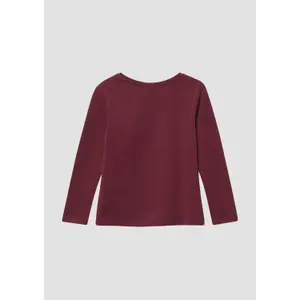 T-shirt με μακριά μανίκια με γυαλιστερό τύπωμα φαρδιάς εφαρμογής κορίτσι s.Oliver image-3